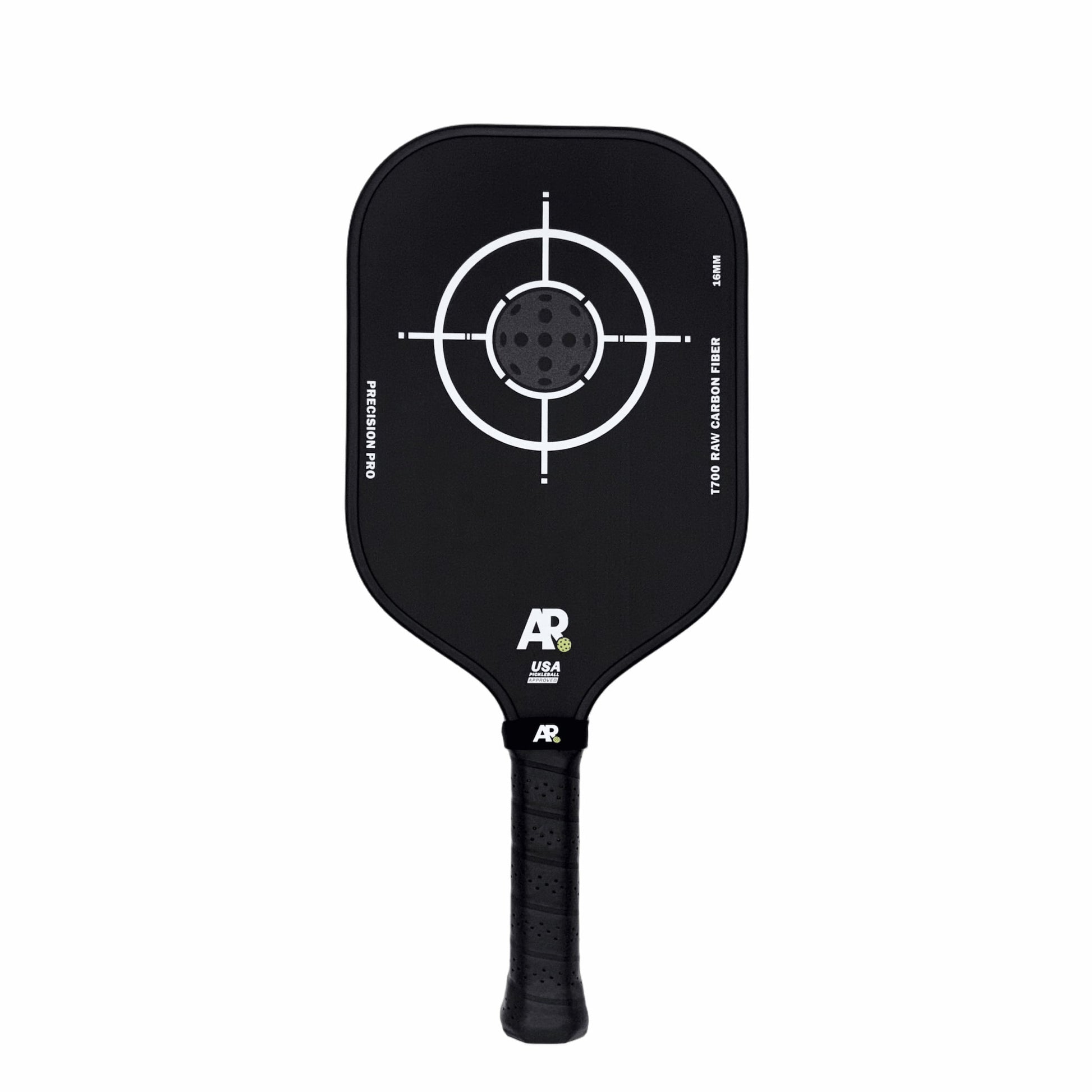 Precision Pro pickleball paddle black carbon fiber