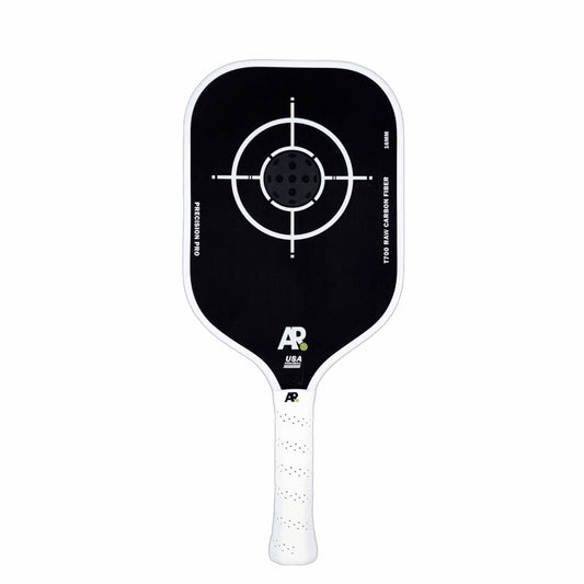 Precision Pro pickleball paddle white carbon fiber